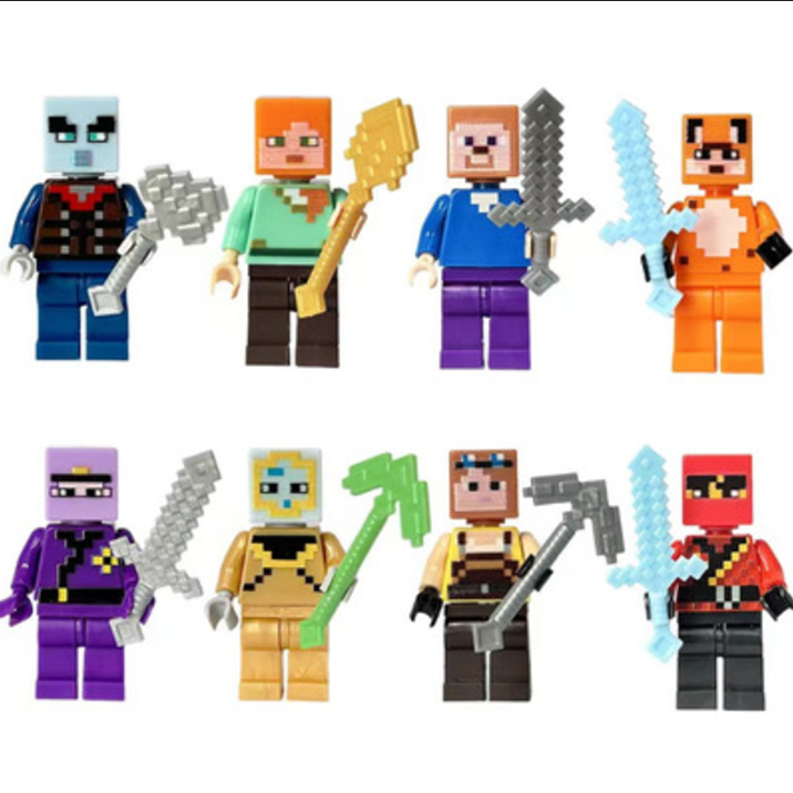 5 Bonecos do Minecraft - Tire a sorte!